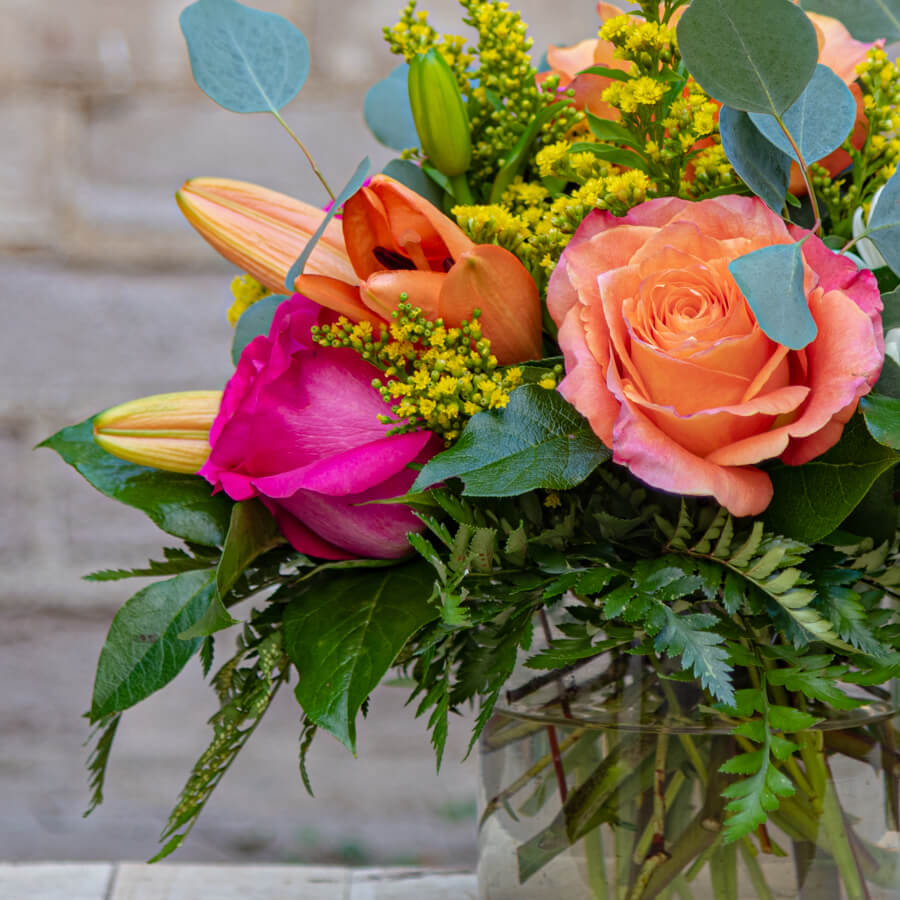 local florist bouquet of fresh flowers